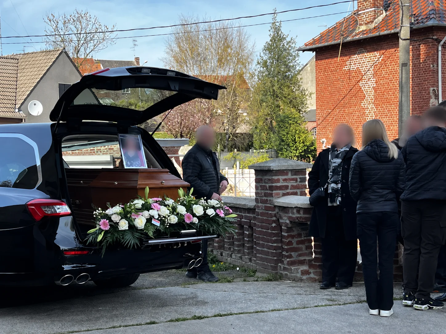 Un temps de recueillement auprès du cercueil