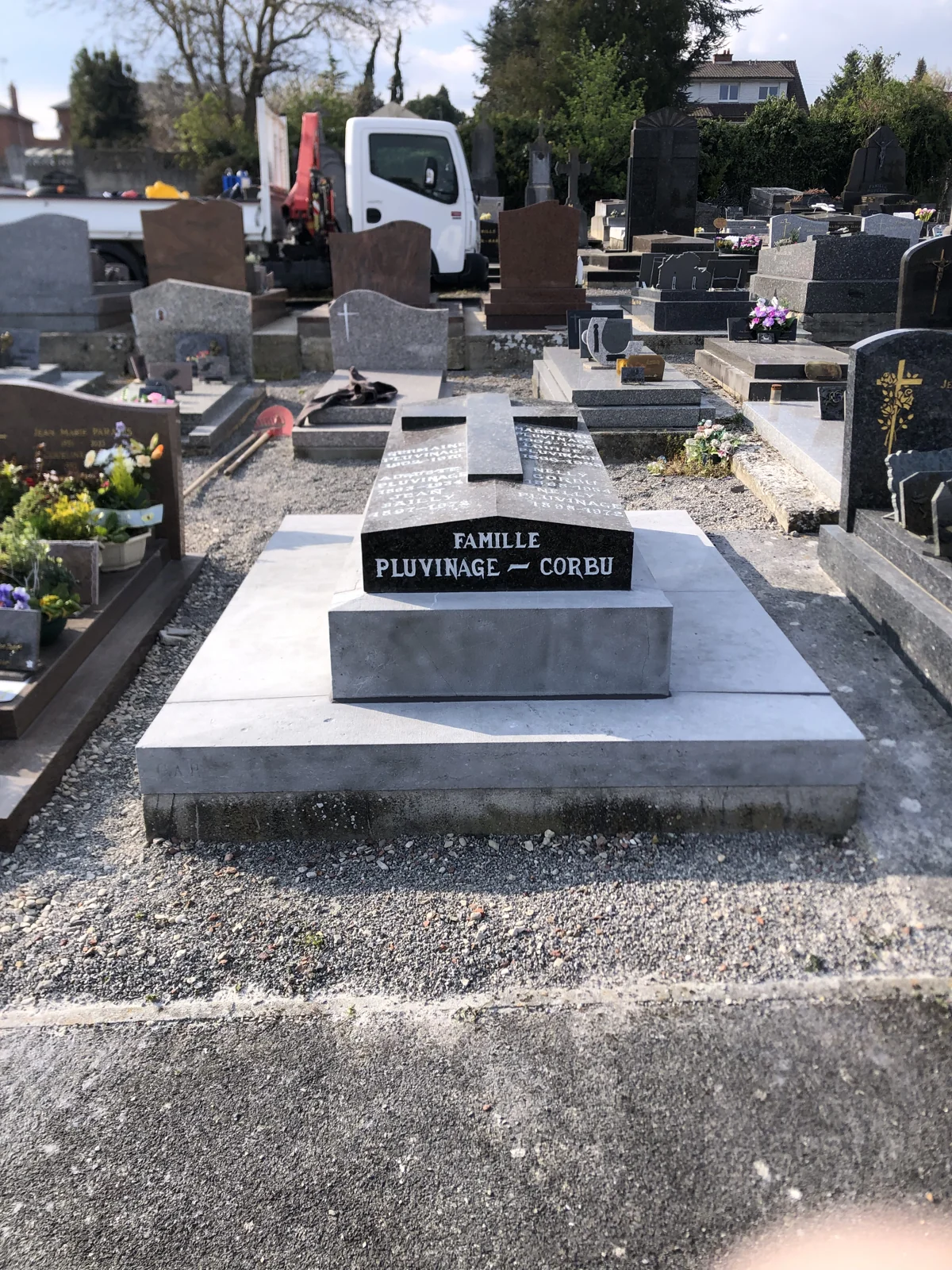 Le monument rénové, vu de face