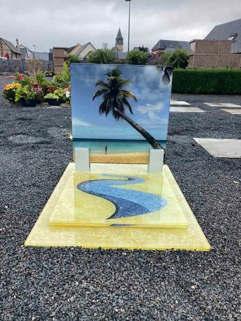 Couleurs du littoral et lignes lumineuses