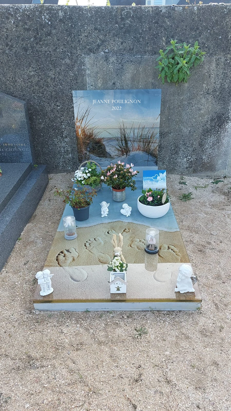 Un paysage de bord de mer pour un hommage personnel